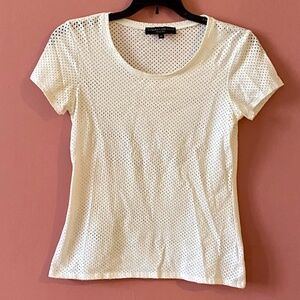 Generation Love Mesh Scoop Neck Short Sleeve T-Shirt Size: XS